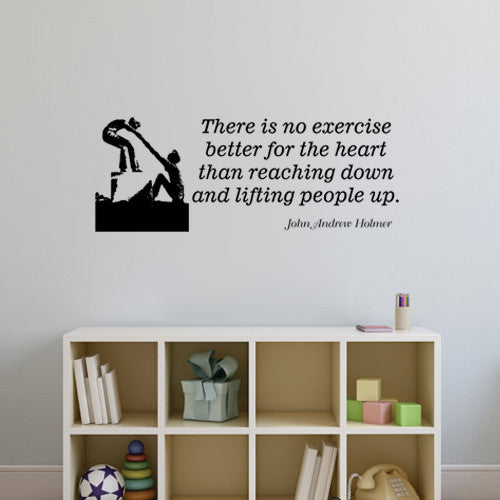 There is no Exercise Vinyl Decor Decal Art Wall Sticker