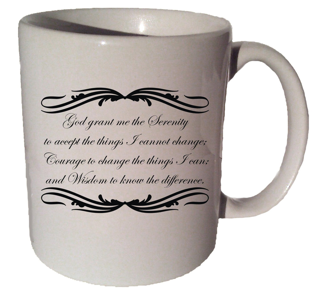 SERENITY PRAYER quote 11 oz coffee tea mug