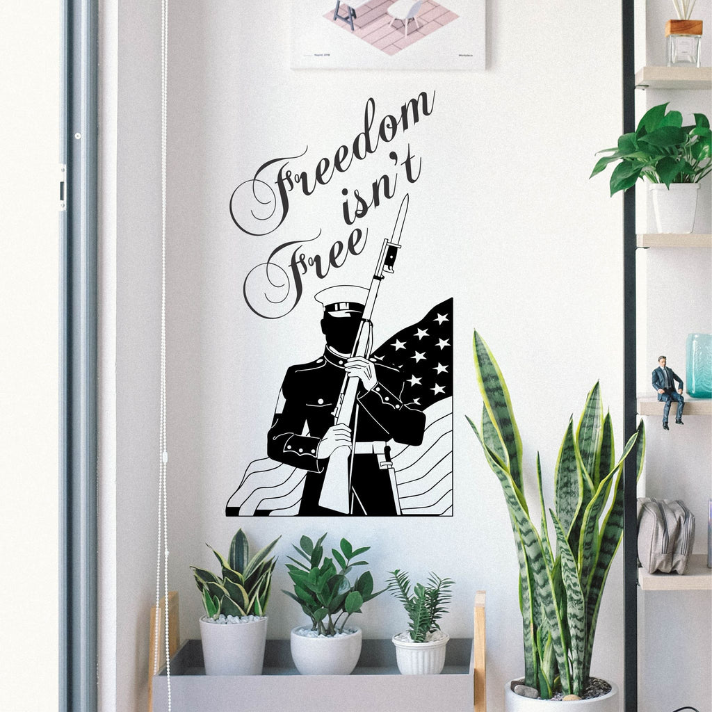 Freedom isnt Free vinyl wall decal