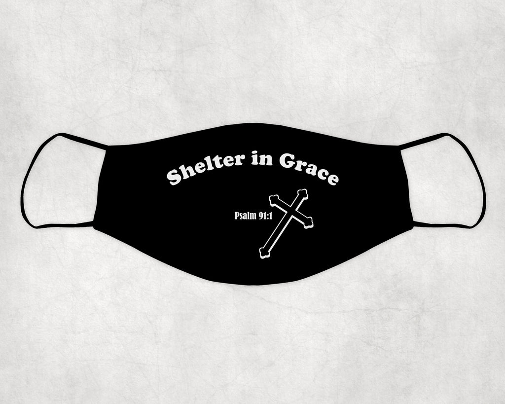 Shelter in grace Adult FACE MASK Washable Reusable with Filter pocket and FILTER