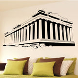 Parthenon Acropolis Long Vinyl Decal Wall Decor Art Sticker
